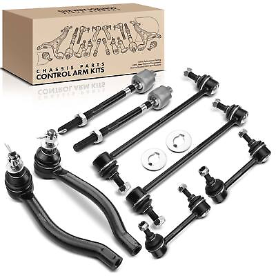 #ad 8x Front amp; Rear Stabilizer Bar Link Tie Rod Ends for Nissan Murano 2009 2014 AWD $53.99
