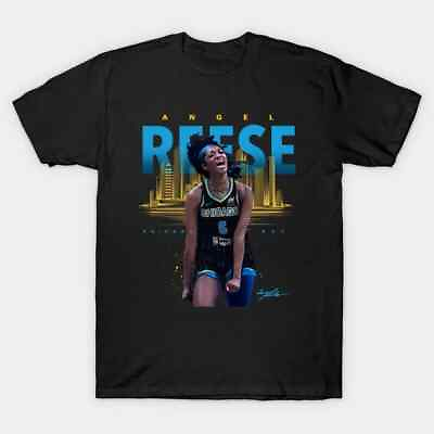 #ad Angel Reese Chicago Sky T Shirt Black All Size $19.99