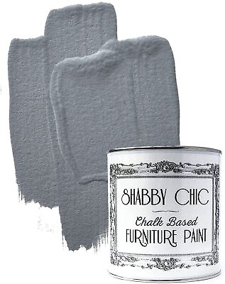 #ad Shabby Chic Chalked Furniture Paint: Matte Finish 8.5oz Pebble Grey $24.97
