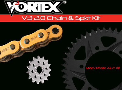 #ad Vortex SSA Super Street Chain and Sprocket Kit Gold 16 45 CKG6452 3 CKG6452 $230.31