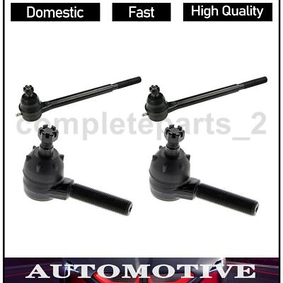 #ad Mevotech Outer Inner Tie Rods Ends Fits 1958 Chevrolet Bel Air Biscayne $180.60