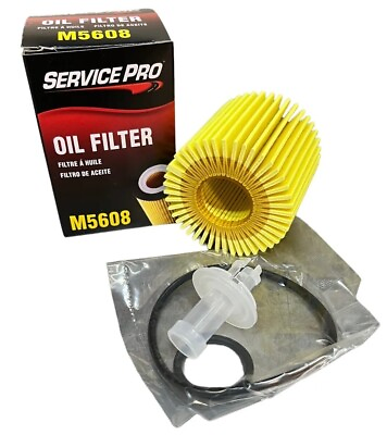 #ad Service Pro M5608 Engine Oil Filter Toyota Lexus Pack Of 6 Filters $27.99