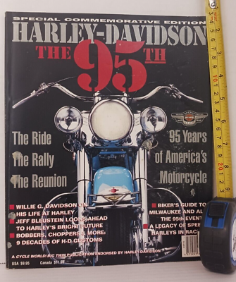 #ad Harley Davidson Special Commemorative Magazine The 95th: Ride Rally Reunion $8.99