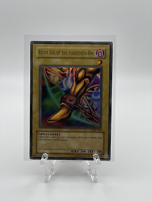 #ad Yu Gi Oh TCG Right Leg of the Forbidden One Legend Of The Blue Eye White Dragon $12.99
