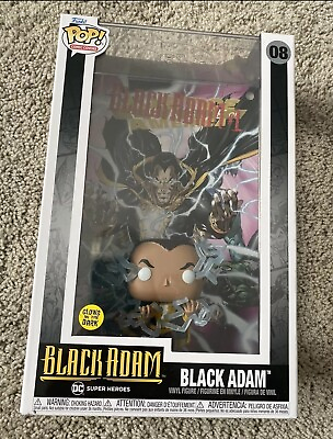 #ad Funko Pop Comic Book Cover: DC Comics Black Adam #8 Glows in the Dark $18.00