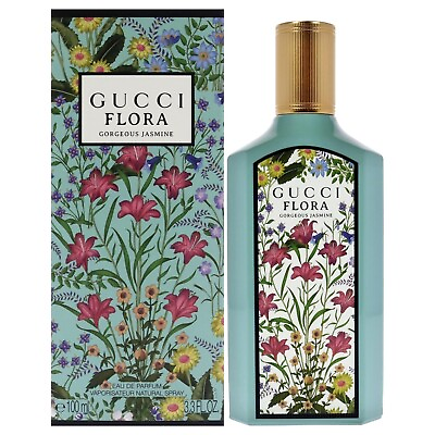 #ad Flora Gorgeous Jasmine By Gucci Eau De Parfum EDP 3.3 Oz Perfume For Women NIB $72.99