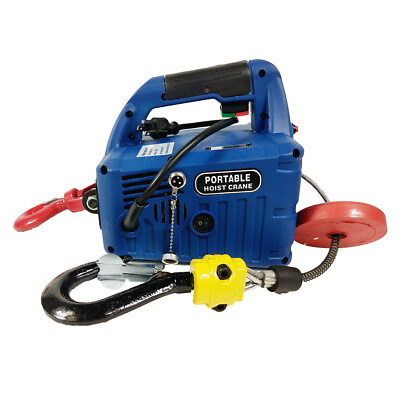 #ad 110V 3 IN 1 Wire controlled and remote controlled Electric Hoist 450KGX7.6M $189.00