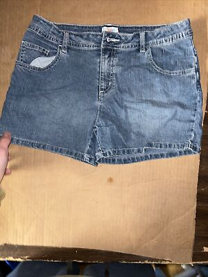 #ad Circo XL 14 16 Womans jean shorts $6.29