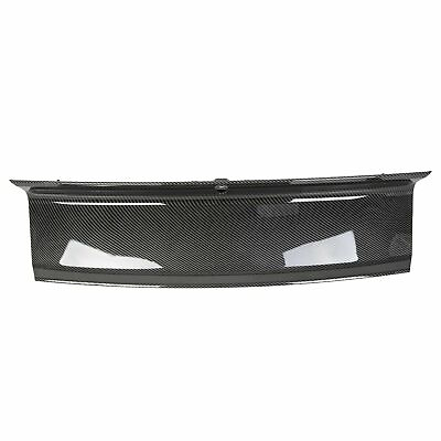 #ad Carbon Fiber Look Rear Trunk Panel Decklid Trim Cover For Ford Mustang GT 15 23 $49.75