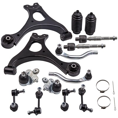 #ad 14Pcs Suspension Kit Front Lower Control Arms for Honda Civic 2006 2011 K620383 $114.35