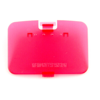 #ad Nintendo 64 CLEAR RED Console RAM Memory Expansion Door Cover Part Hexir New $8.15