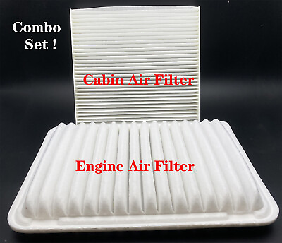 CABIN amp; AIR FILTER COMBO FOR TOYOTA CAMRY 2.5L 2.4L ENGINE 2007 2017 17801 0H050 $12.48