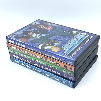 #ad Air Gear Anime DVD Set Volumes 1 5 Region 1 NTSC 1 2 3 4 5 $43.08