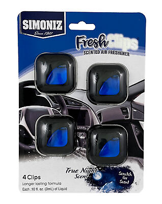 #ad Simoniz Vent Clips True Night Car Vent Clip Air Fresheners $11.12