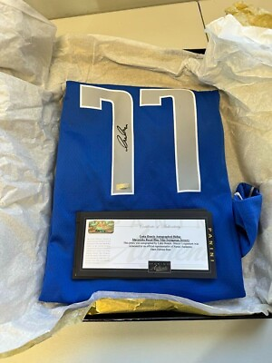 #ad Luka Doncic Dallas Maverick Signed Autograph Nike Swing Jersey Panini COA amp; HOLO $699.00