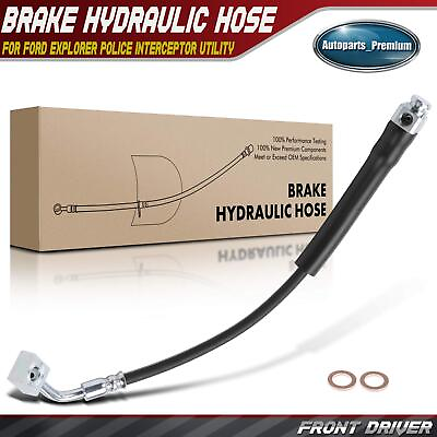 #ad Front Left LH Brake Hydraulic Hose for Ford Explorer Police Interceptor Utility $14.99