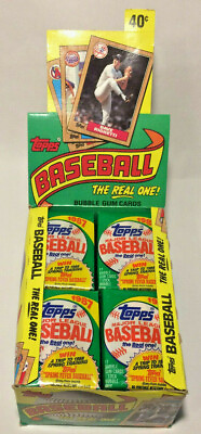 #ad 1987 Topps Baseball Cards 1 Unopened Sealed Wax PACK From Wax Box 17 Cards $5.75