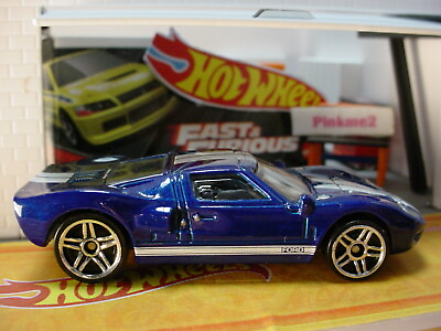 #ad 2021 FASTamp;FURIOUS Design FORD GT 40 ☆blue;white;pr5☆fast five☆LOOSE Hot Wheels $2.96