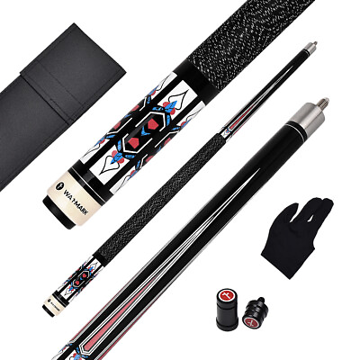 #ad 58” Professional Pool Cue with Free Accessories and Canadian Maple Shaft $39.99
