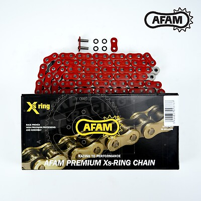 #ad Afam Red 520 Pitch 98 Link Chain fits Ducati 848 520 Race inc carrier 2008 13 GBP 135.85