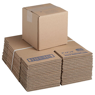 #ad 30pcs 6x6x6 Cardboard Paper Boxes Mailing Packing Shipping Box 0.5 lb Recycle $14.99