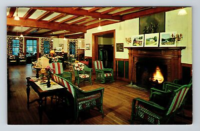 #ad Wilmington VT Vermont The Crafts Inn Inside Vintage Postcard $7.99