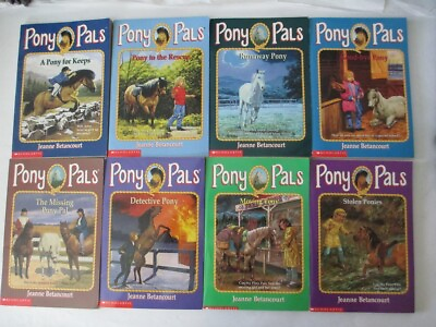 #ad Pony Pals lot of 8 paperbacks Jeanne Betancourt elementary readers $19.99