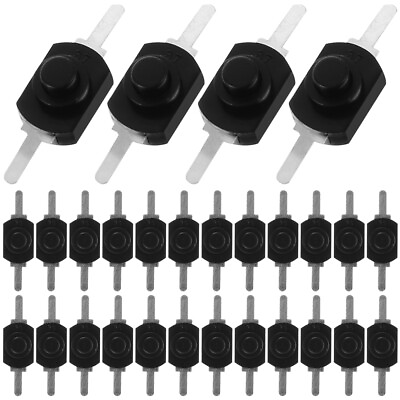 #ad 50pcs Push Button Switch For Wall Outlet Push Button Switch For Torch $12.91