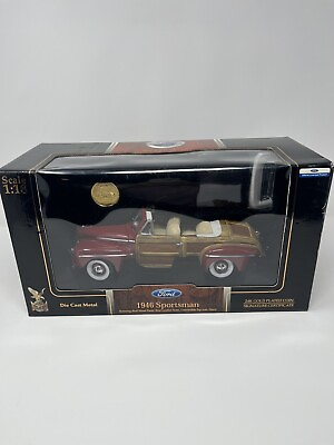 #ad ROAD SIGNATURE 1:18 1946 SPORTSMAN CAR IS NEW BOX IS DAMAGED OPEN BOX $34.99