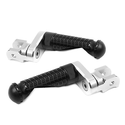 #ad Black 25mm Adjustable Front Foot Pegs MPRO For CB900F Hornet 02 03 04 05 06 07 $58.21
