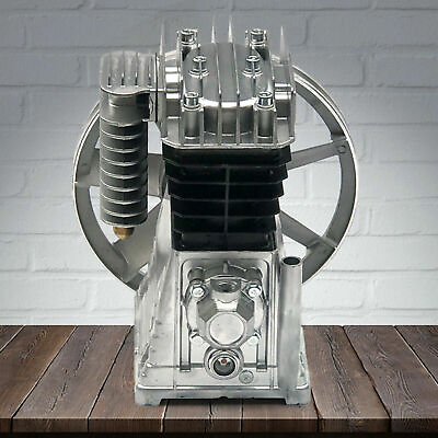 #ad 2 HP 1500W Twin Cylinder Air Compressor Pump Motor Head Piston Cylinder 175L min $128.00