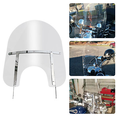 #ad 28#x27;#x27; x 22#x27;#x27; Detachable Quick Release Windshield For Harley Road King 94 23 Clear $55.00