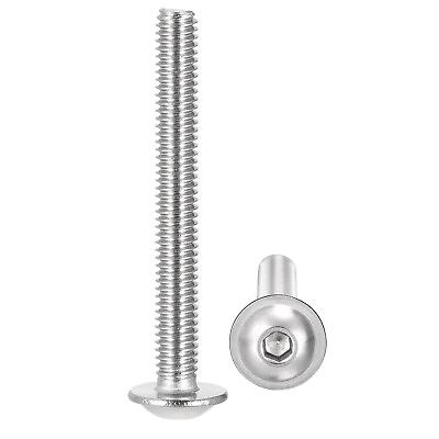 #ad M4x35mm 304 Stainless Steel Flanged Button Head Socket Cap Screws 100pcs AU $25.84