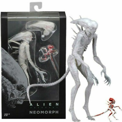 #ad NECA White Alien Covenant Neomorph 7 Action Figure Collection Toys $34.99
