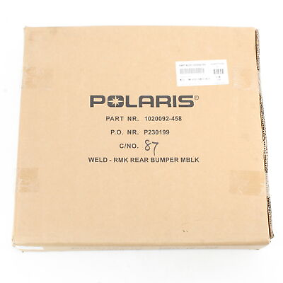 #ad Polaris Black Rear Bumper Part Number 1020092 458 $204.99
