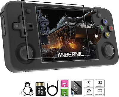 #ad ANBERNIC New RG35XX H Double rocker Retro Handheld Game Console 3.5 Inch Gift $71.99