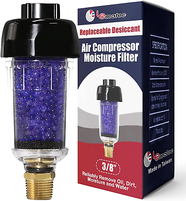 #ad #ad Air Compressor Dryer Does Not Restrict Air Flow Desiccant Filter 150 PSI ZN31... $26.53