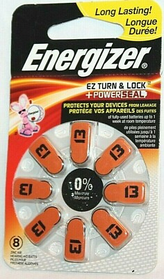 #ad Energizer Zinc Air Hearing Aid Batteries 8 Pk BBD: 07 2018 $2.99