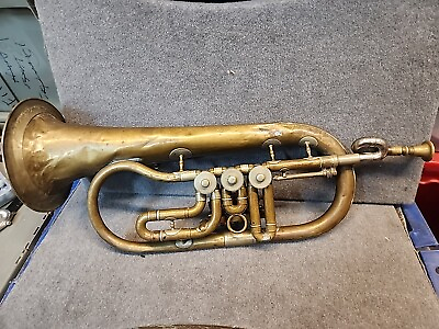 #ad 🔥Very old rotary trumpet in C E.R. STARK Gr. Bad Hof instrmchr Karlsruhe🔥 $349.95
