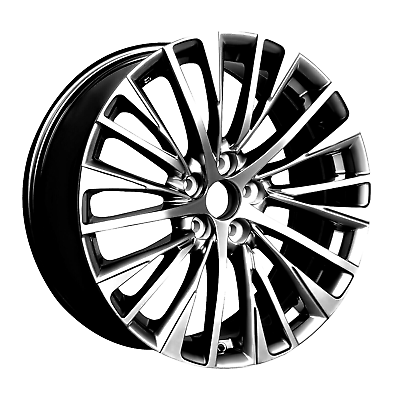 #ad Lexus Wheels 19x8 RX Rims PCD 5x114.3 CB 60.1mm set of 4 BLACK MACHINE FACE $899.99