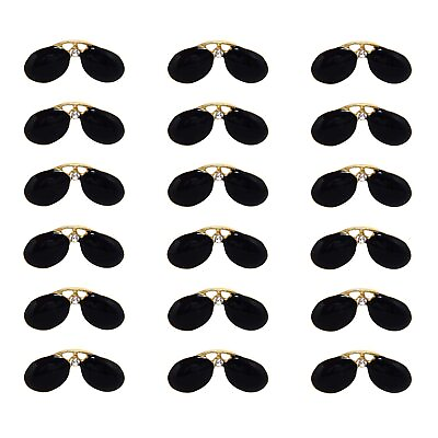 #ad 30PCS Alloy Enamel Sunglasses Charms Pendant Eyeglasses Dangle Charms for Ear... $13.48