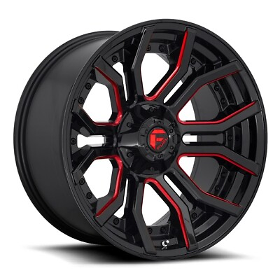 #ad 20 Inch Black Red FUEL RAGE Wheel Rim Chevy GMC 2500 3500 Truck 8x180 Fuel 20x10 $479.00