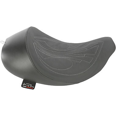 Danny Gray Black Flame Air Hawk Bigseat Solo Seat for 08 19 Harley Touring FLHR $386.96