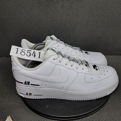#ad Nike Air Force 1 Double Air Shoes Mens Sz 10.5 White Low Top Sneakers Trainers $71.24