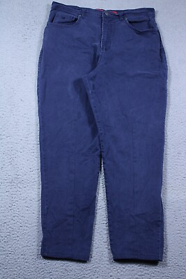 #ad Gloria Vanderbilt Jeans Womens 14 Short Blue High Rise Straight Stretch 34x27 $15.77