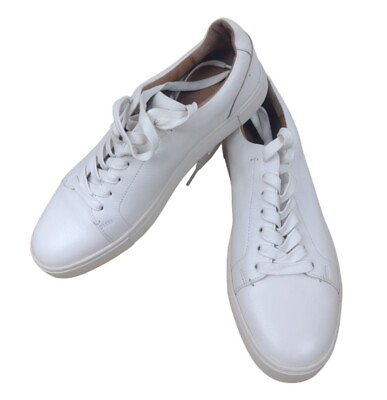 #ad Women#x27;s Frye White Low Lace Up Sneakers Size 9m $36.00