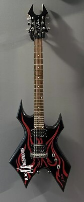#ad BC Rich KKW Kerry King Warlock Wartribe Black Red Tribal Electric Guitar $325.00