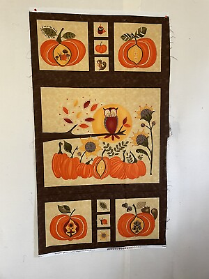 #ad #ad HELLO FALL PANEL by SANDY GERVAIS for MODA $6.95