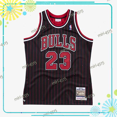 #ad #ad Michael Jordan # 23 Chicago Bulls Jersey Black $36.99