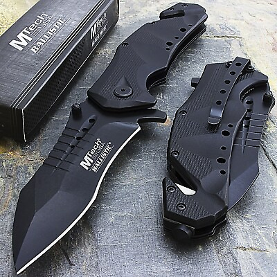 #ad MTECH USA 8.75quot; SPRING ASSISTED OPEN TACTICAL RESCUE FOLDING POCKET KNIFE EDC $11.95